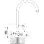 Змішувач Franke Lina Clear Water 160.0702.660 хром