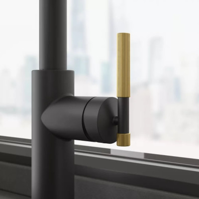Змішувач Franke Maris Stripes U 115.0747.676 Matte Black/Gold