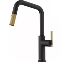 Змішувач Franke Maris Stripes U 115.0747.676 Matte Black/Gold