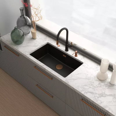 Змішувач Franke Maris Stripes J 115.0747.674 Matte Black/Copper