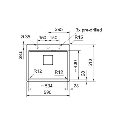 Мийка Franke KNG PRO 610-53 114.0749.504 білий