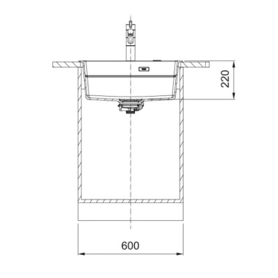 Мийка Franke KNG PRO 610-53 114.0749.409 чорний матовий