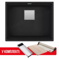 Мойка Franke KNG PRO 110-52 125.0750.486 черный матовый