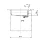 Мийка Franke KNG PRO 110-62 125.0750.495 чорний матовий