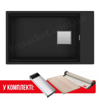 Мойка Franke KNG PRO 110-62 125.0750.495 черный матовый