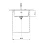 Мийка Franke Комплект MRG 110-52 125.0763.936 чорний матовий + SLIM 50