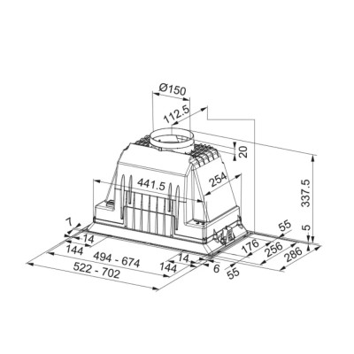 Витяжка Franke Inca Smart FBI 705 BK PLUS 305.0757.780