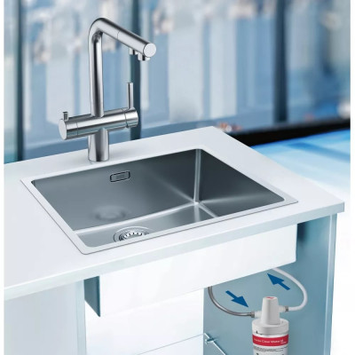 Змішувач Franke Atlas Neo Clear Water 120.0758.155 нержавіюча сталь