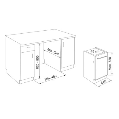 Посудомоечная машина Franke FDW 4510 E8P E 117.0616.305 Витрина