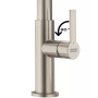 Смеситель Franke Maris Slim J Clear Water 120.0736.604 сталь Витрина