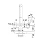 Смеситель Franke Atlas Clear Water 120.0179.978 Витрина