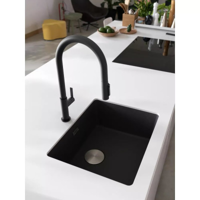 Смеситель Franke Maris Slim J Clear Water 120.0730.911 черный матовый Витрина