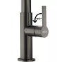 Смеситель Franke Maris Slim J Clear Water 120.0736.603 PVD антрацит Витрина