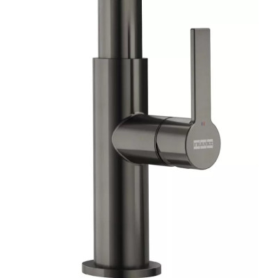 Смеситель Franke Maris Slim J Clear Water 120.0736.603 PVD антрацит Витрина