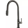 Смеситель Franke Maris Slim J Clear Water 120.0736.603 PVD антрацит Витрина