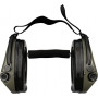 Активні навушники для стрільби Sordin Supreme Pro-X Neckband Olive із заднім тримачем під шолом
