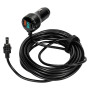 Автомобільний кабель живлення E-NET для Starlink Mini від прикурювача, 5 м, з USB Type-C та LED-індикатором