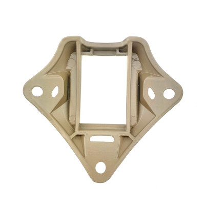 Металевий кронштейн платформа кріплення шрауд NVG Mount зірка на шолом,  Койот