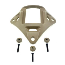 Металевий кронштейн платформа кріплення шрауд NVG Mount зірка на тактичний шолом, Койот