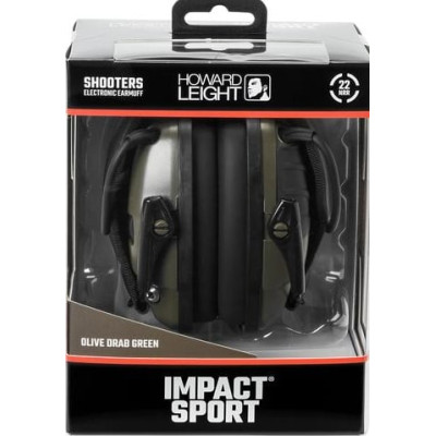 Активні захисні навушники Howard Leight Impact Sport R-01526 Olive