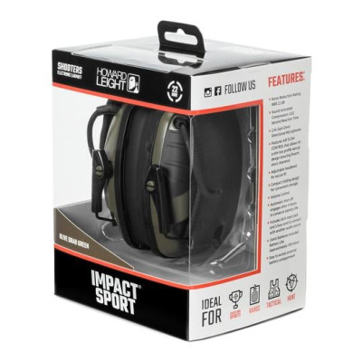 Активні захисні навушники Howard Leight Impact Sport R-01526 Olive