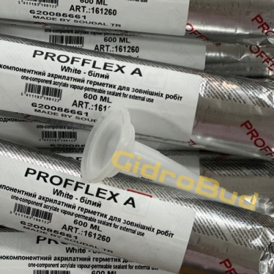 Герметик для зовнішнього монтажу вікон PROFFLEX A (файл-пакет)