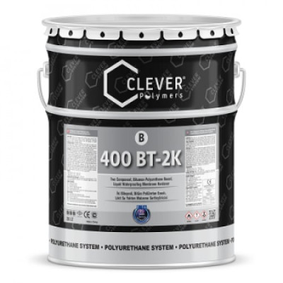 Високоеластична гідроізоляція Clever 400 BT колір - чорний