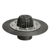 Воронка кровельная SGT c фланцем DN110/100