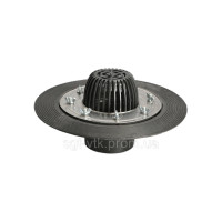 Воронка покрівельна SGT з фланцем, 110/100 мм