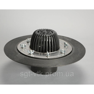 Воронка покрівельна SGT з фланцем, 110/100 мм