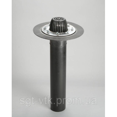 Воронка покрівельна SGT з фланцем, 110/600