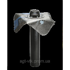 Воронка покрівельна SGT з фланцем і фартухом 110/600