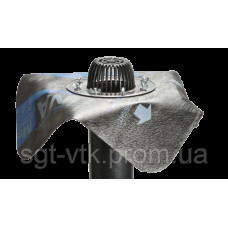 Воронка покрівельна SGT з фланцем і фартухом 110/100