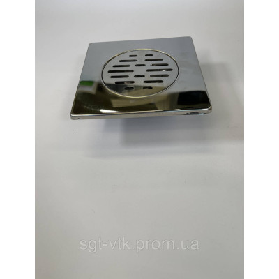 Трап з нержавіючої сталі SLIM 20 * 20см, вертикальний, D50